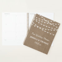 The Rustic Burlap String Lights Wedding Collection