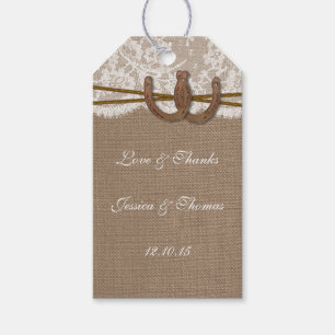 The Rustic Horseshoe Collection Tags