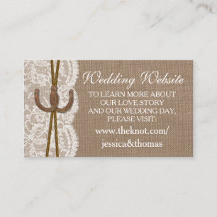 The Rustic Horseshoe Collection Website Cards