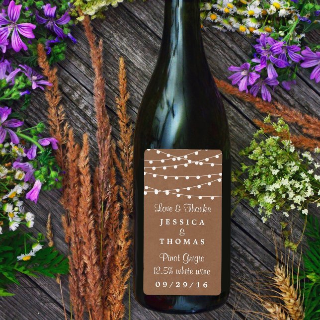 The Rustic Kraft String Lights Wedding Collection (Creator Uploaded)