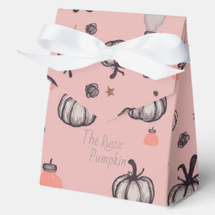 The Rustic Pumpkin (Pink) Favour Box