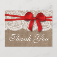 The Rustic Red Bow Wedding Collection