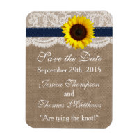 The Rustic Sunflower Wedding Collection - Navy