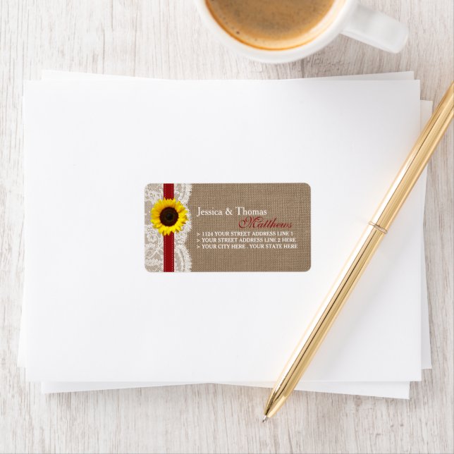 The Rustic Sunflower Wedding Collection - Red Label (Insitu)