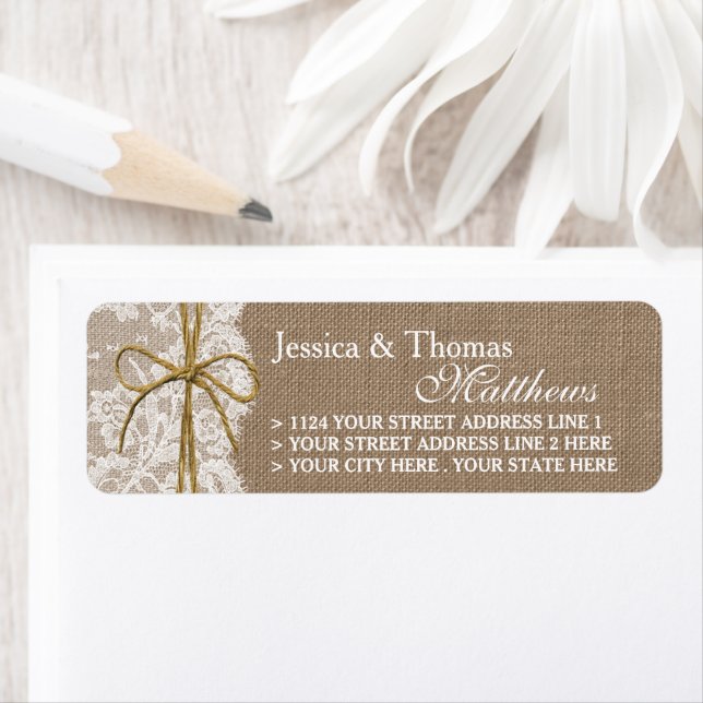 The Rustic Twine Bow Wedding Collection (Insitu)