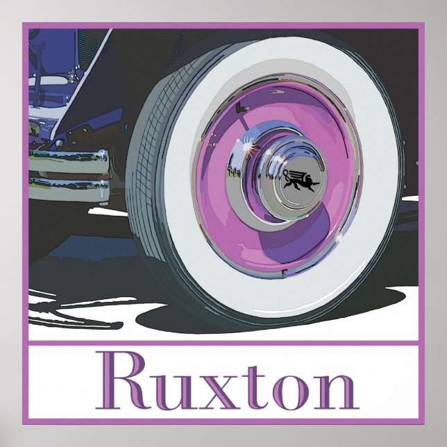The Ruxton Wheel Study Poster (Front)