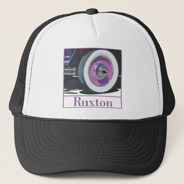 The Ruxton Wheel Study Trucker Hat (Front)