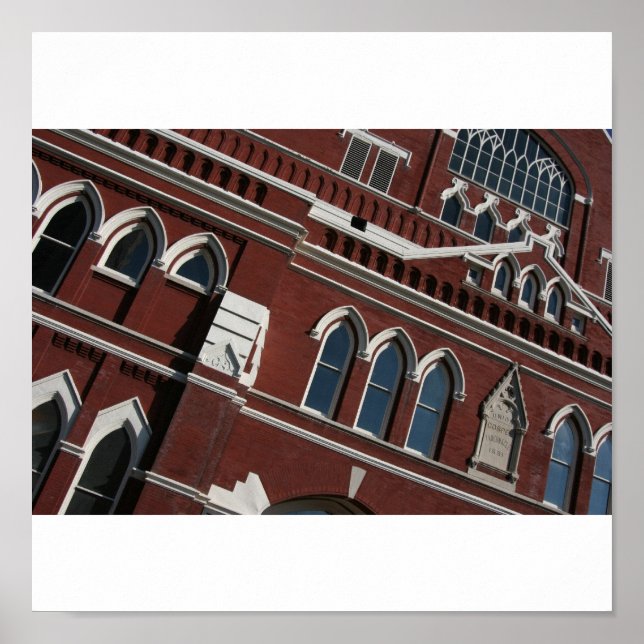 The Ryman Auditorium Poster (Front)