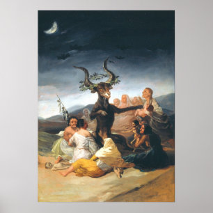 The Sabbath Of Witches Francisco Goya Poster