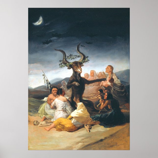 The Sabbath Of Witches Francisco Goya Poster (Front)