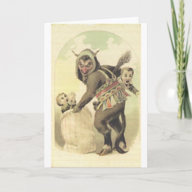 The Sack of Krampus Holiday Card (Front)