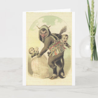 The Sack of Krampus Holiday Card