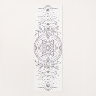 The Sacred Bloom – Celestial Sacred Geometry Yoga Mat