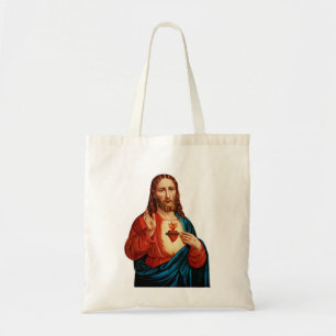 The Sacred Heart Of Jesus Fine Art Portrait Tote Bag