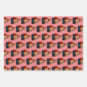 The Sacred Heart Of Jesus Fine Art Portrait Wrapping Paper Sheet