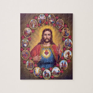 The Sacred Heart Of Jesus Jigsaw Puzzle
