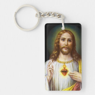 The Sacred Heart of Jesus Key Ring