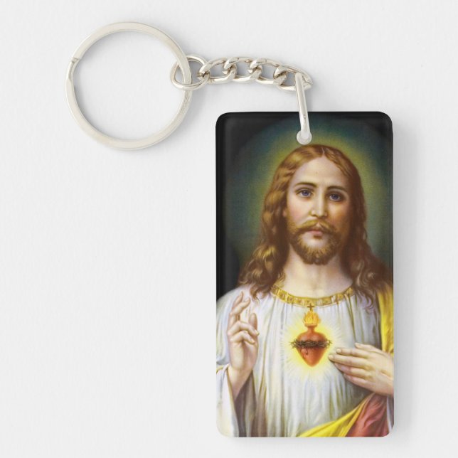 The Sacred Heart of Jesus Key Ring (Front)