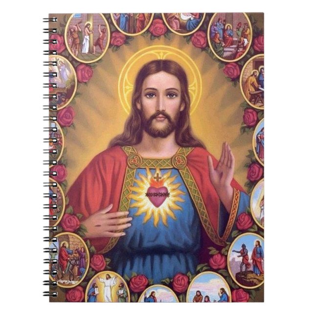The Sacred Heart Of Jesus Notebook (Front)