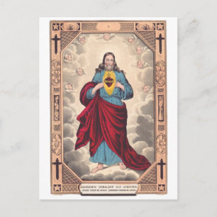 The Sacred Heart of Jesus Postcard