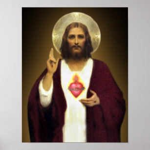 The Sacred Heart of Jesus Poster