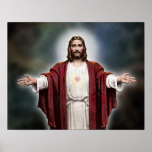 The Sacred Heart of Jesus Poster