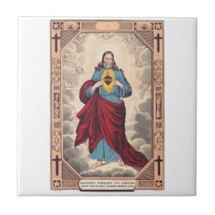 The Sacred Heart of Jesus Tile