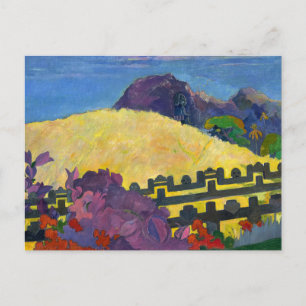 The Sacred Mountain, 1892 by Paul Gauguin Postcard