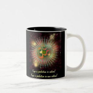 The Sacred OM Two-Tone Coffee Mug