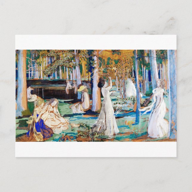 The Sacred Wood, Maurice Denis Postcard (Front)