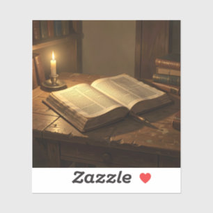 The Sacred Word – Holy Scripture Art Square Vinyl