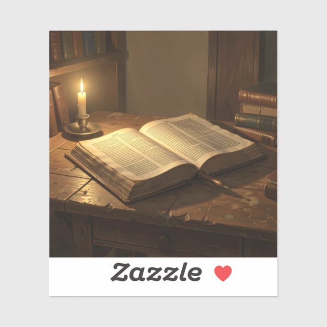 The Sacred Word – Holy Scripture Art Square Vinyl  (Sheet)