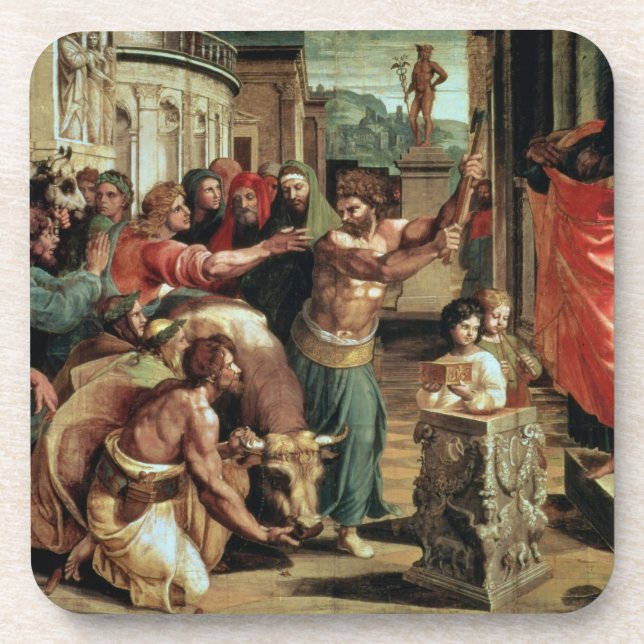 The Sacrifice at Lystra (cartoon for the Sistine C Coaster (Front)