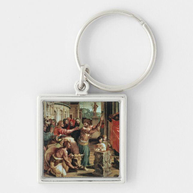 The Sacrifice at Lystra (cartoon for the Sistine C Key Ring (Front)