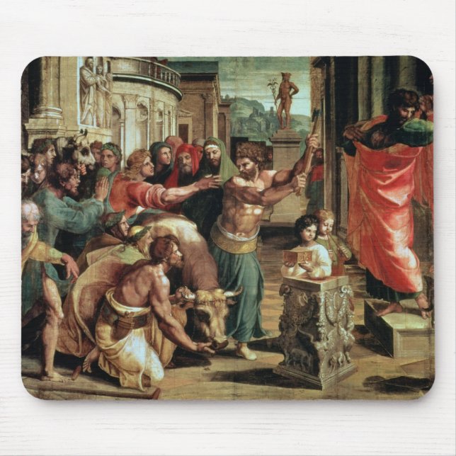 The Sacrifice at Lystra (cartoon for the Sistine C Mouse Mat (Front)