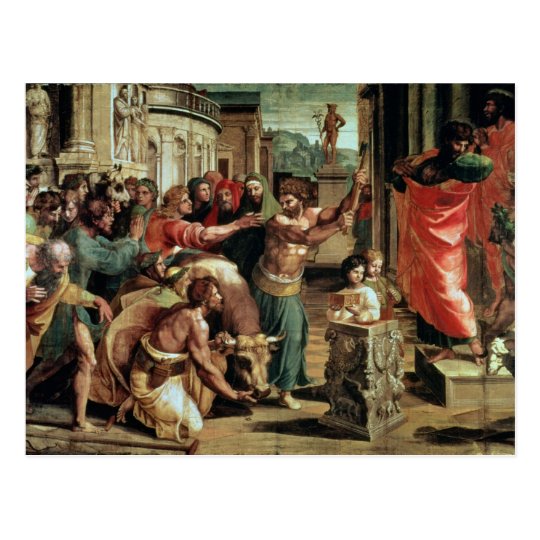 The Sacrifice at Lystra (cartoon for the Sistine C Postcard