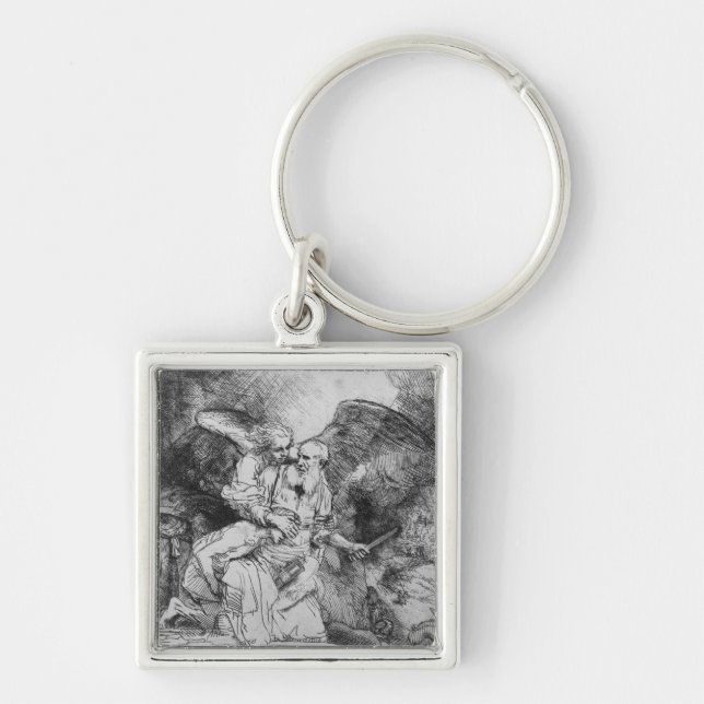 The Sacrifice of Abraham, 1645 Key Ring (Front)