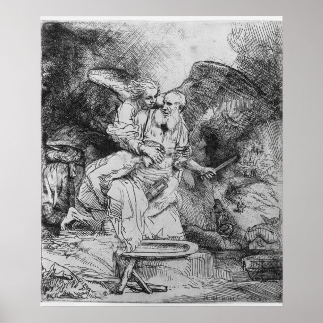 The Sacrifice of Abraham, 1645 Poster (Front)