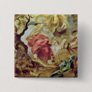 The Sacrifice of Isaac 15 Cm Square Badge