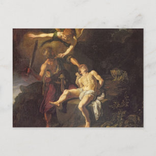 The Sacrifice of Isaac, 1616 Postcard