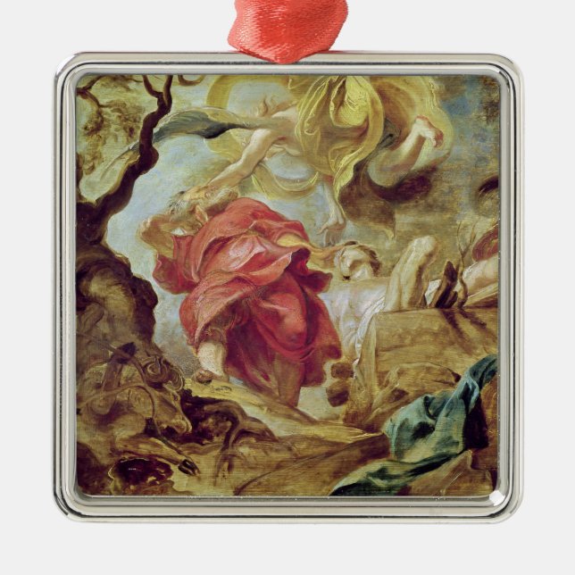 The Sacrifice of Isaac Metal Tree Decoration (Front)