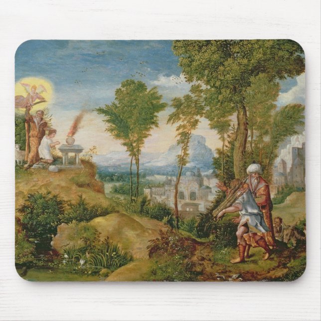 The Sacrifice of Isaac Mouse Mat (Front)
