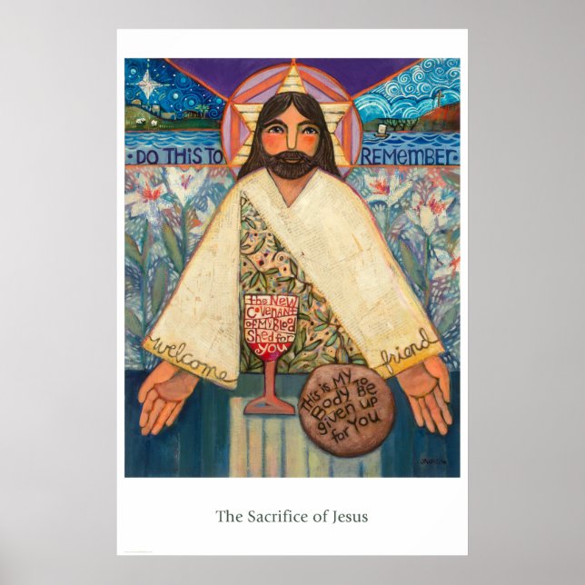 The Sacrifice of Jesus New Covenant poster (Front)