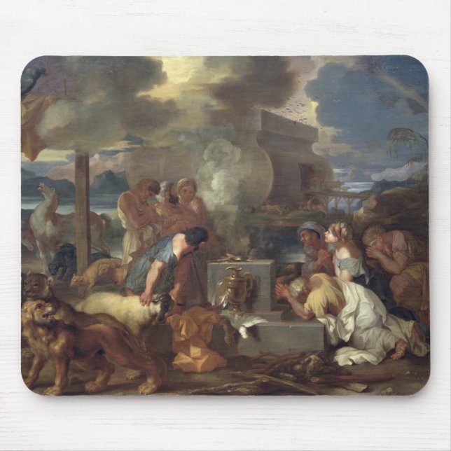 The Sacrifice of Noah, c.1640 Mouse Mat (Front)