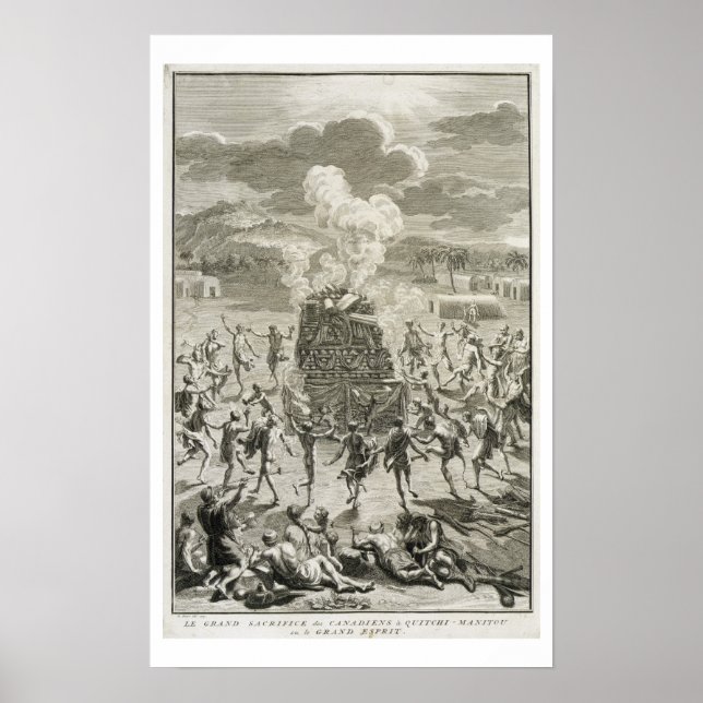 The Sacrifice to Quitchi-Manitou, or The Great Spi Poster (Front)