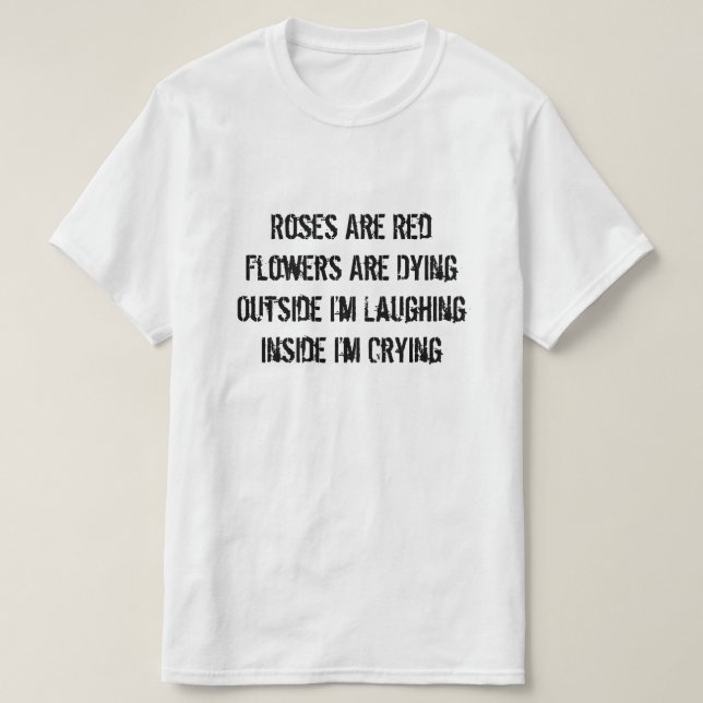 The Sad Poem T-shirt (Design Front)