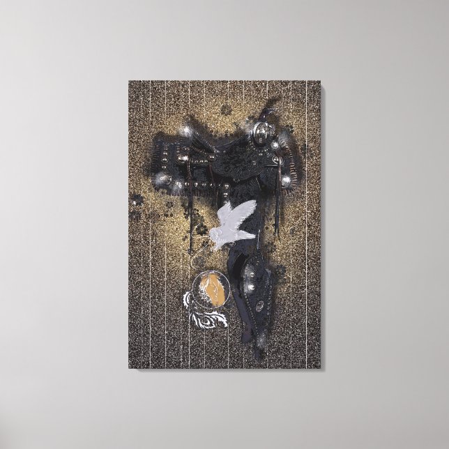 The Saddle IV - Wrapped Canvas (Front)