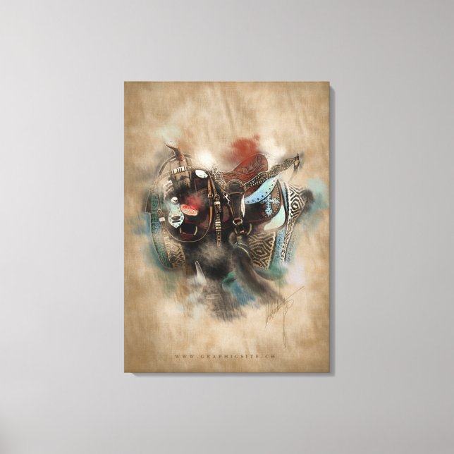 The Saddle - Wrapped Canvas (Front)