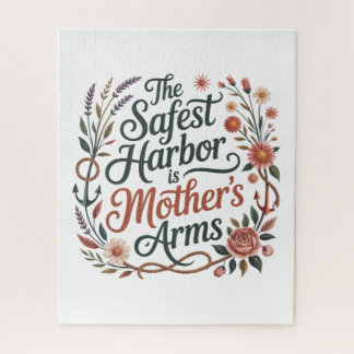 The Safest Harbor Is Mother's Arms Jigsaw Puzzle