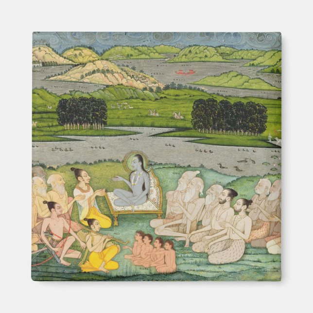 The sage Shuku Deva addressing King Parikshit & a Magnet (Front)